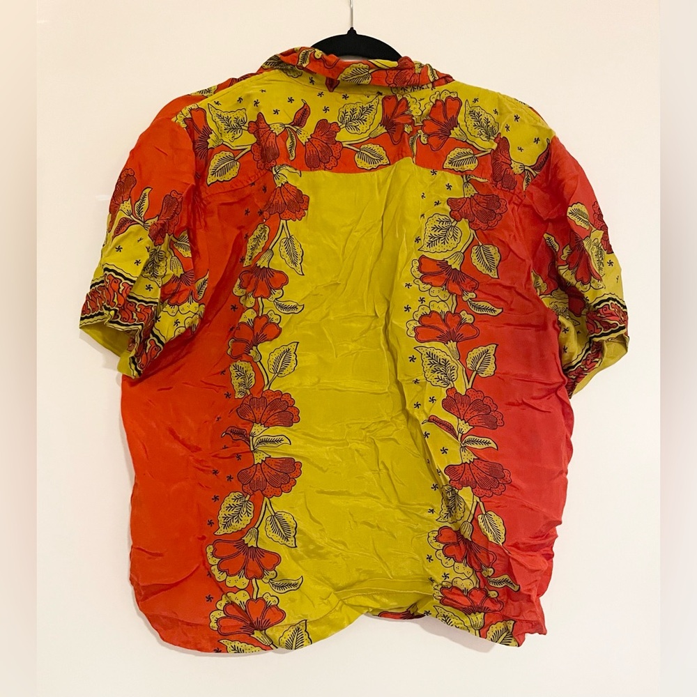 Urban Outfitters Hayden Scarf Print Button-Through Shirt - Picture 7 of 7